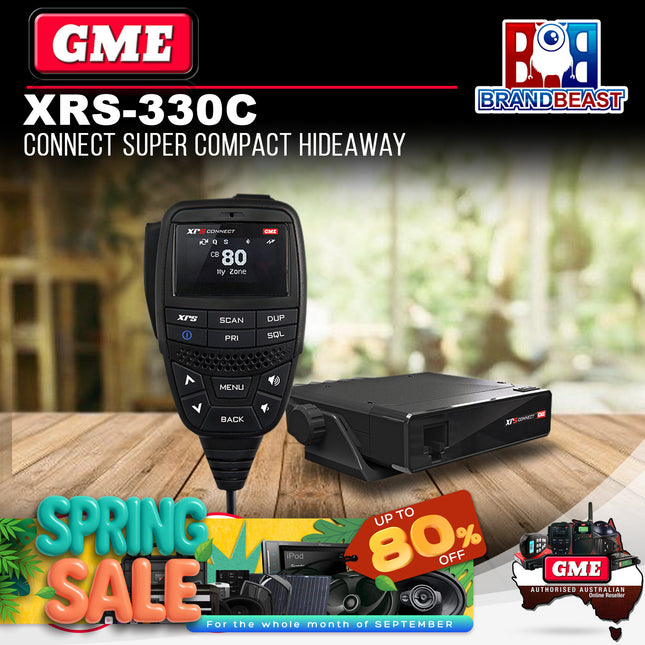 GME XRS-330C XRS™ Connect Super Compact UHF CB Radio