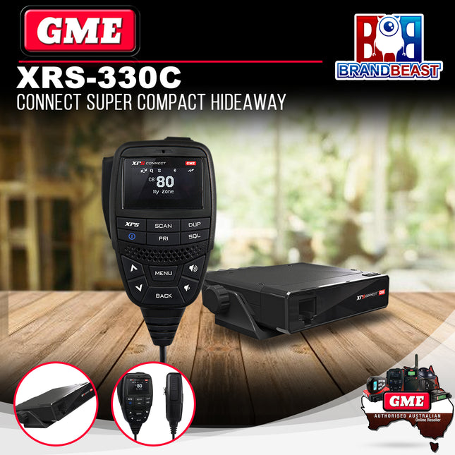 GME XRS-330C XRS™ Connect Super Compact UHF CB Radio