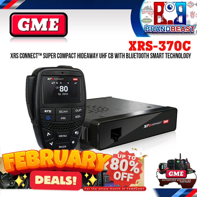 GME XRS-370C XRS‚Ñ¢ Connect Compact UHF CB Radio