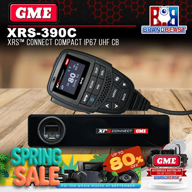 GME XRS-390C XRS Connect IP67 UHF CB Radio With Bluetooth & GPS