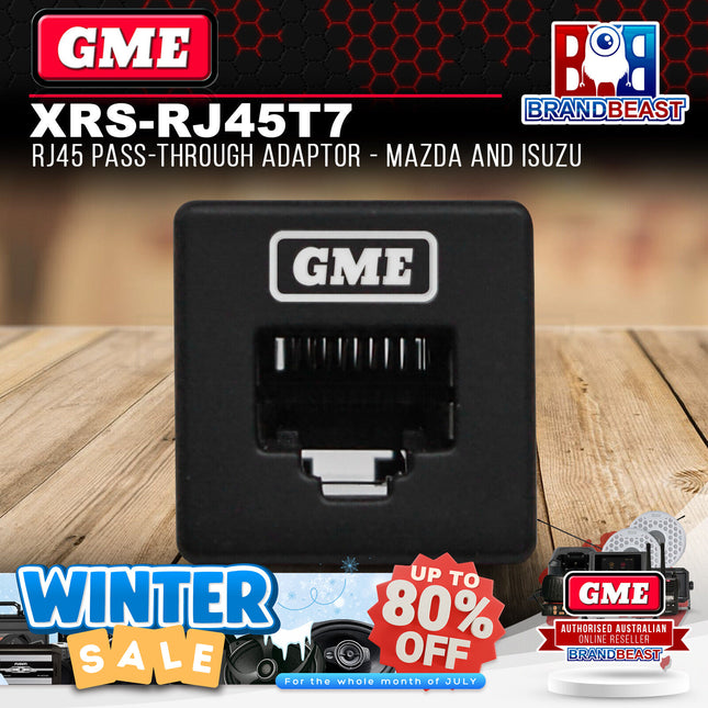 GME XRS-RJ45T7 RJ45 Pass Through Adaptor MAZDA and ISUZU