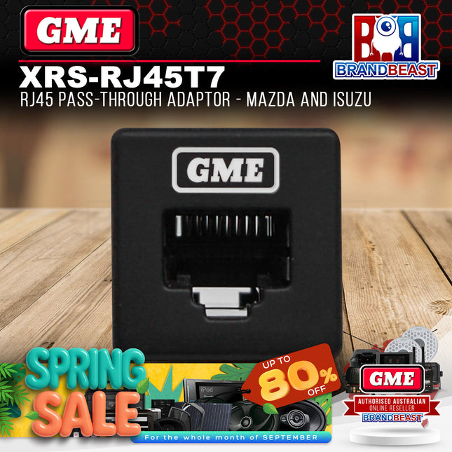 GME XRS-RJ45T7 RJ45 Pass Through Adaptor MAZDA and ISUZU
