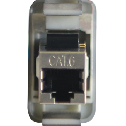 GME XRS-RJ45W10 RJ45 Pass Through Adaptor - Type 10 (White)