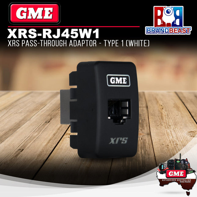 GME XRS-RJ45W1 XRS Pass-through Adaptor - Type 1 (White)