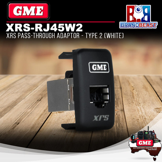 GME XRS-RJ45W2 XRS Pass-through Adaptor - Type 2 (White)