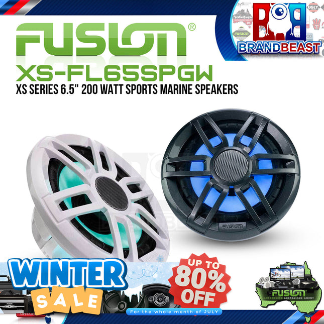 Fusion XS-FL65SPGW XS Series 6.5" 200 Watt Sports Marine Speakers