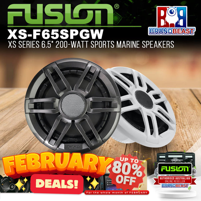 Fusion XS-F65SPGW XS Series 6.5" 200W Sports Marine Speakers