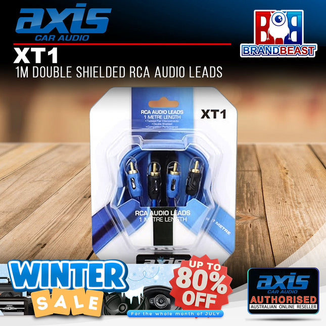 Axis XT1 1m RCA Audio Leads
