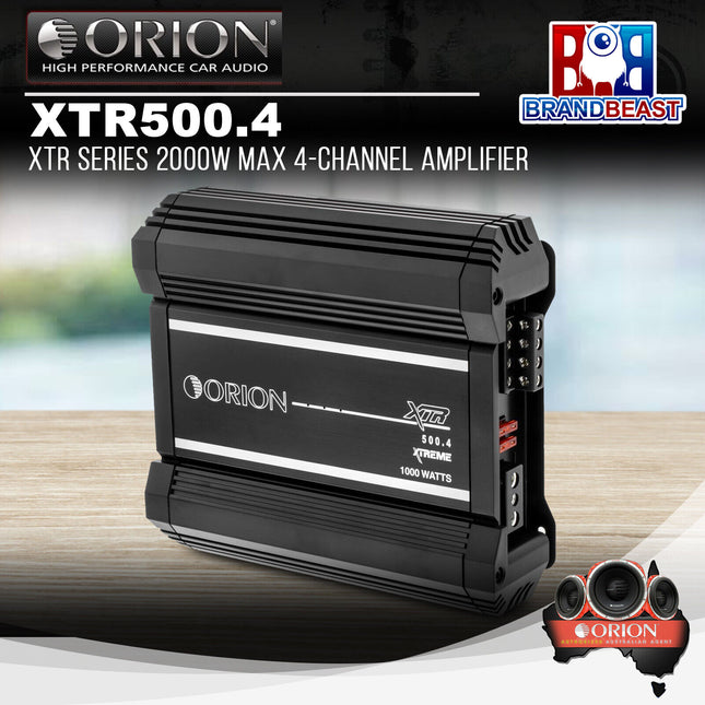 Orion XTR500.4 XTR Series 2000W Max 4-Channel Amplifier