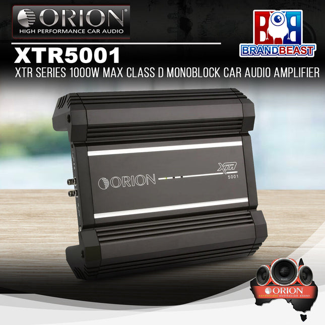Orion XTR5001 XTR Series 1000W Max Class D Monoblock Car Audio Amplifier