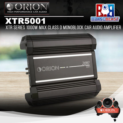 Orion XTR5001 XTR Series 1000W Max Class D Monoblock Car Audio Amplifier