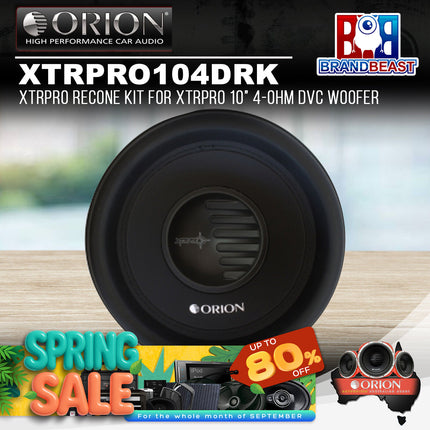 Orion XTRPRO104DRK XTRPRO Recone Kit For XTRPRO 10" 4-Ohm DVC Woofer
