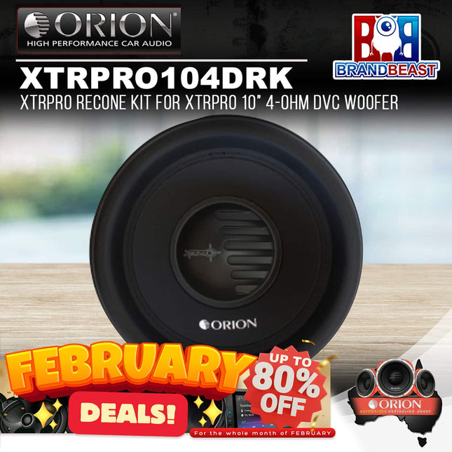 Orion XTRPRO104DRK XTRPRO Recone Kit For XTRPRO 10‚Äù 4-Ohm DVC Woofer