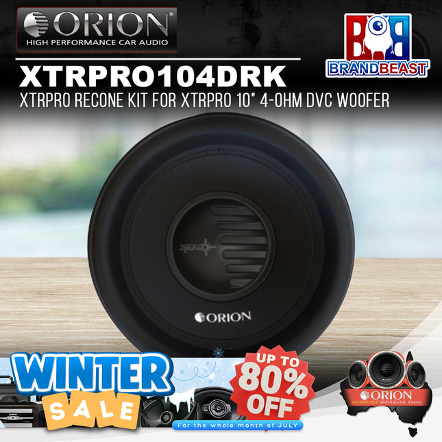 Orion XTRPRO104DRK XTRPRO Recone Kit For XTRPRO 10" 4-Ohm DVC Woofer