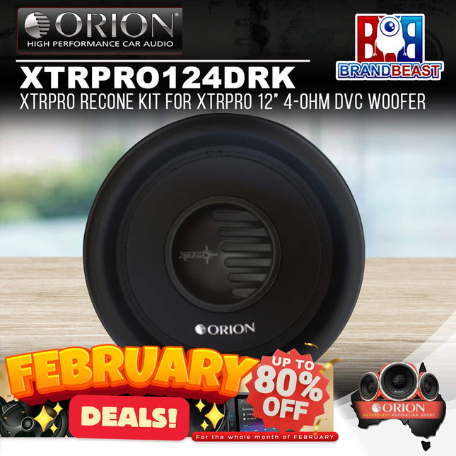 Orion XTRPRO124DRK XTRPRO Recone Kit for XTRPRO 12‚Äù 4-Ohm DVC Woofer