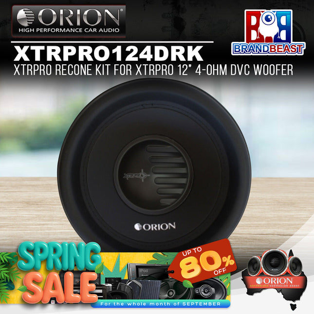 Orion XTRPRO124DRK XTRPRO Recone Kit for XTRPRO 12" 4-Ohm DVC Woofer