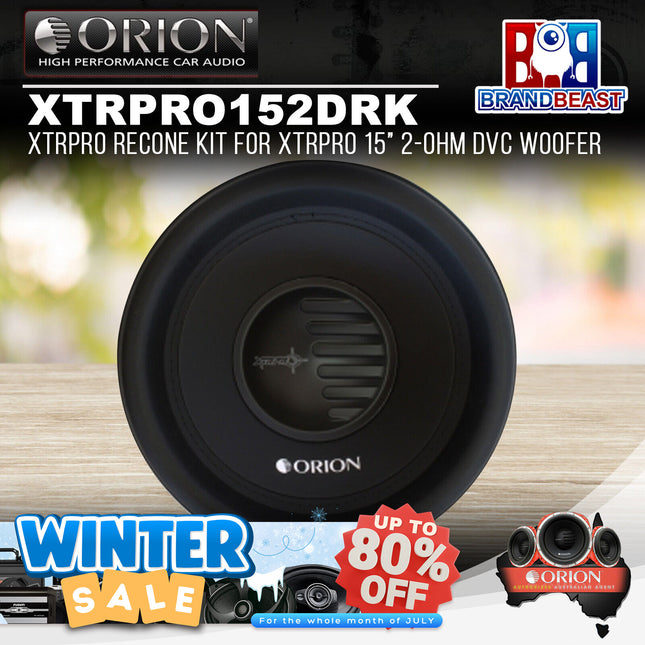 Orion XTRPRO152DRK XTRPRO Recone Kit for XTRPRO 15" 2-Ohm DVC Woofer