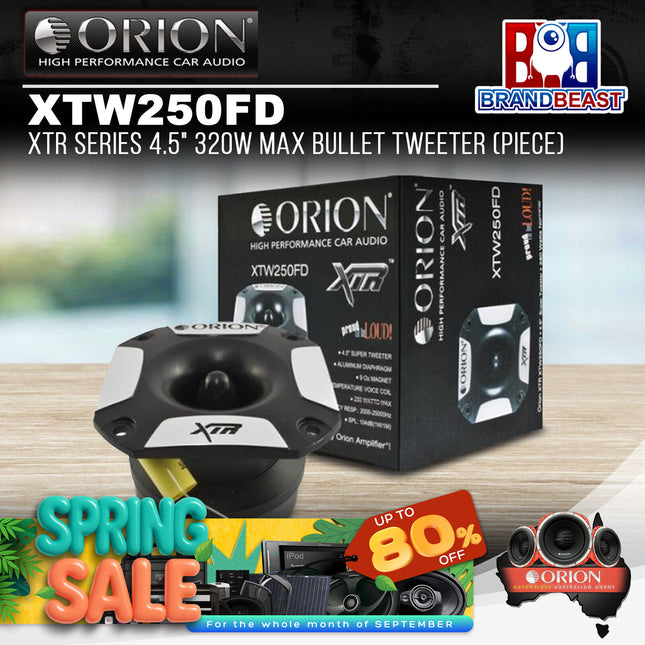 Orion XTW250FD XTR Series 4.5" 320W Max Bullet Tweeter (Piece)