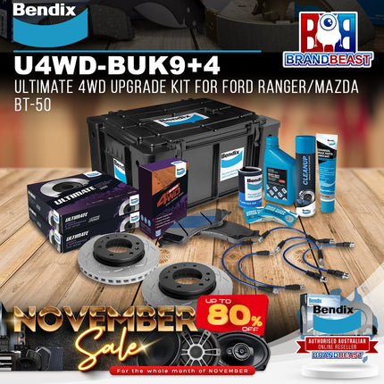 Bendix U4WD-BUK9+4 Ultimate 4WD Upgrade Kit for Ford Ranger/Mazda BT-50