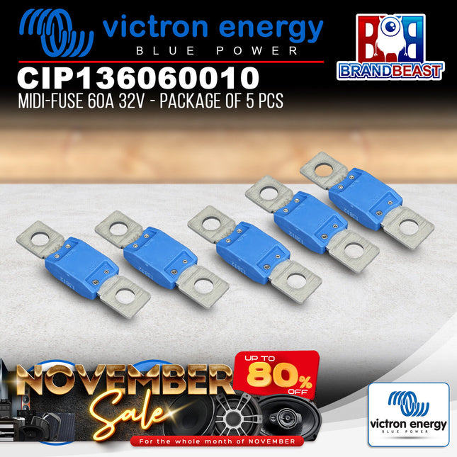 Victron Energy CIP136060010 MIDI-Fuse 60A 32V - 5 Pcs.