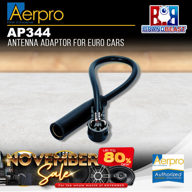 Aerpro AP344 Antenna Adaptor for Euro Cars