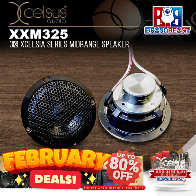 Xcelsus Audio XXM325 3″ Xcelsia Series Midrange Speaker