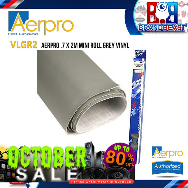 Aerpro VLGR2 .7 x 2M Mini Roll Grey Vinyl