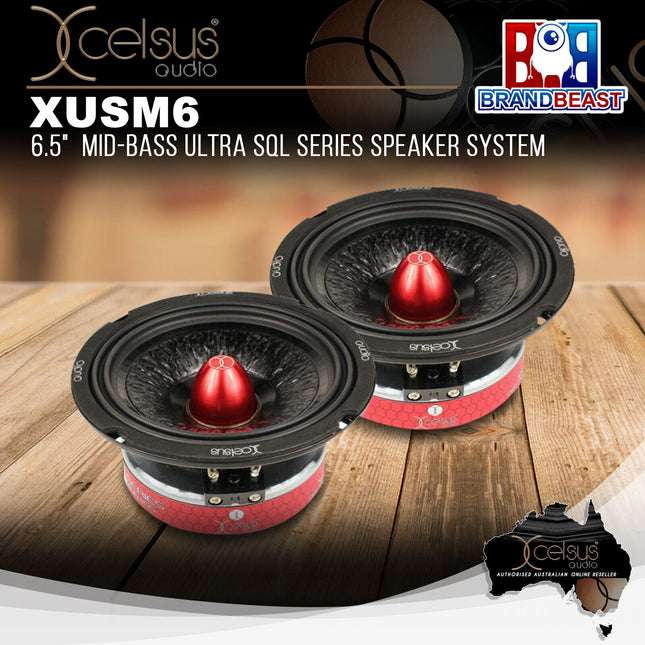 Xcelsus Audio XUSM6 6.5" Mid-Bass Ultra SQL Series Speaker System