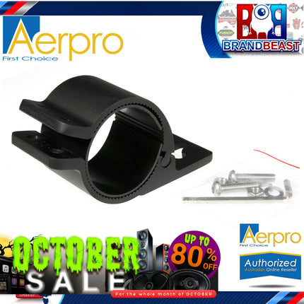 Aerpro CBB4954B UHF Light Brackets Black Suitable For Mounting Driving Light