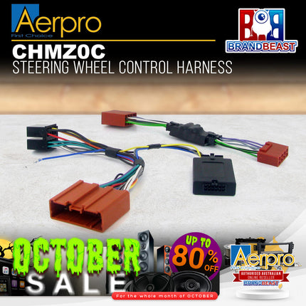 Aerpro CHMZ0C Steering Wheel Control Harness Suit Mazda 6 Bose Amplified