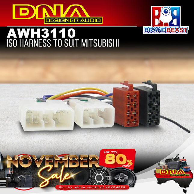 DNA AWH3110 ISO Harness to Suit Mitsubishi