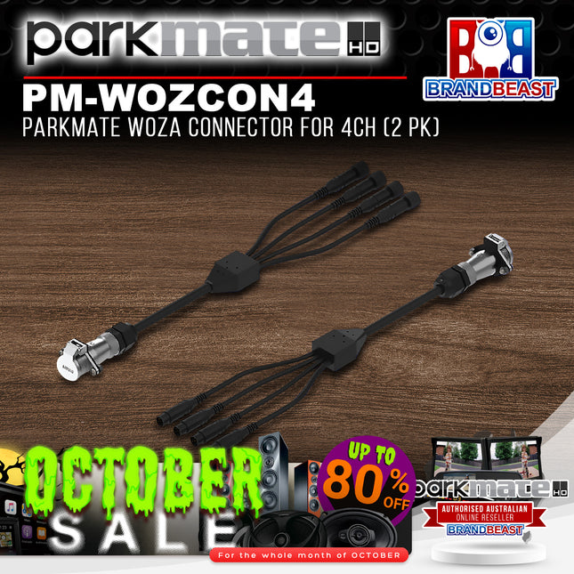 Parkmate PM-WOZCON4 4 Channel Heavy Duty Woza Connector Cable (2 PK)
