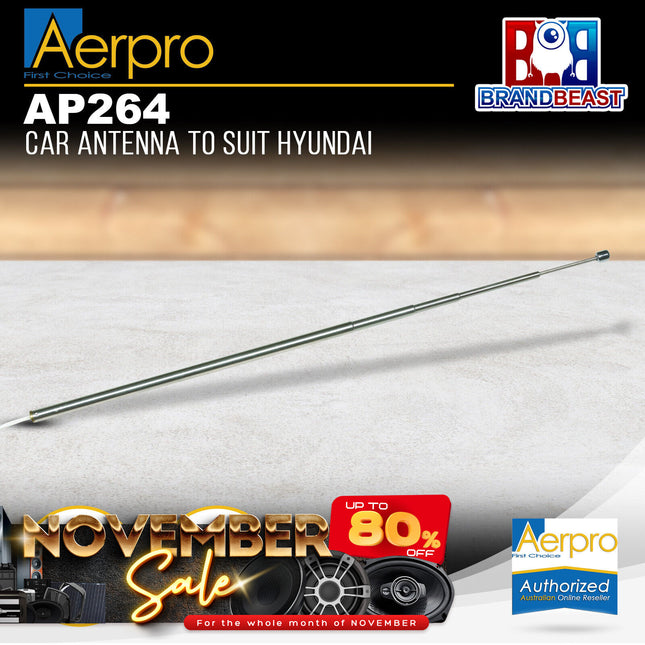 Aerpro Ap264 Car Antenna To Suit Hyundai