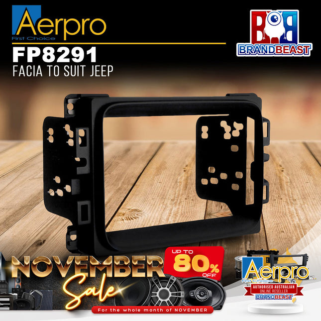 Aerpro FP8291 Facia To Suit Jeep