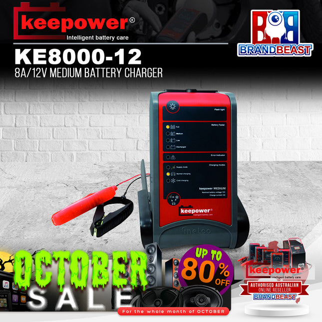 Keepower KE8000-12 8A/12V Medium Battery Charger