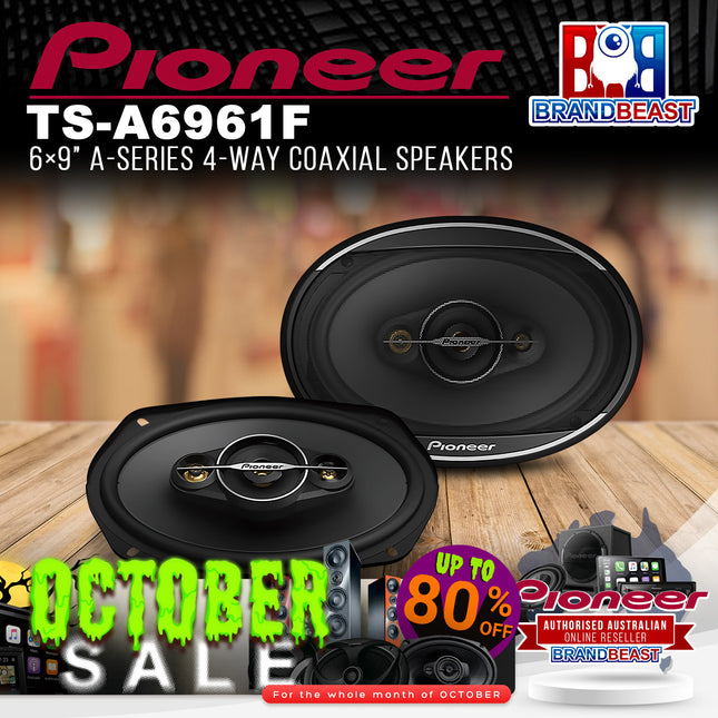 Pioneer TS-A6961F 6√ó9" A-Series 4-Way Coaxial Speakers