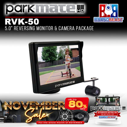 Parkmate RVK-50 5.0" Monitor & Camera Package