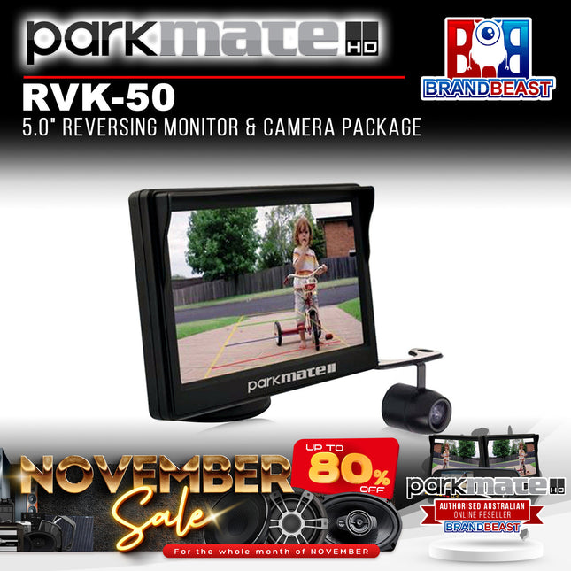 Parkmate RVK-50 5.0" Monitor & Camera Package