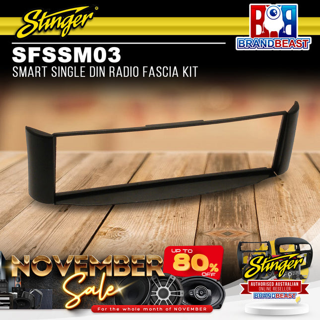 Stinger SFSSM03 Smart Single DIN Radio Fascia Kit