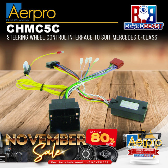 Aerpro CHMC5C Steering Wheel Control Harness Suit Mercedes C-Class