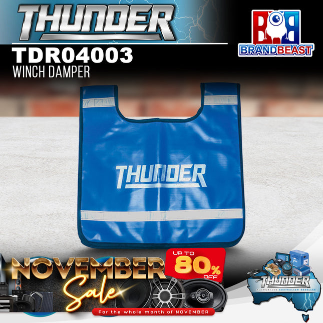 Thunder TDR04003 Winch Damper High Visibility With Straps
