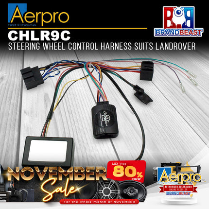 Aerpro CHLR9C Steering Wheel Control Harness Suits Landrover