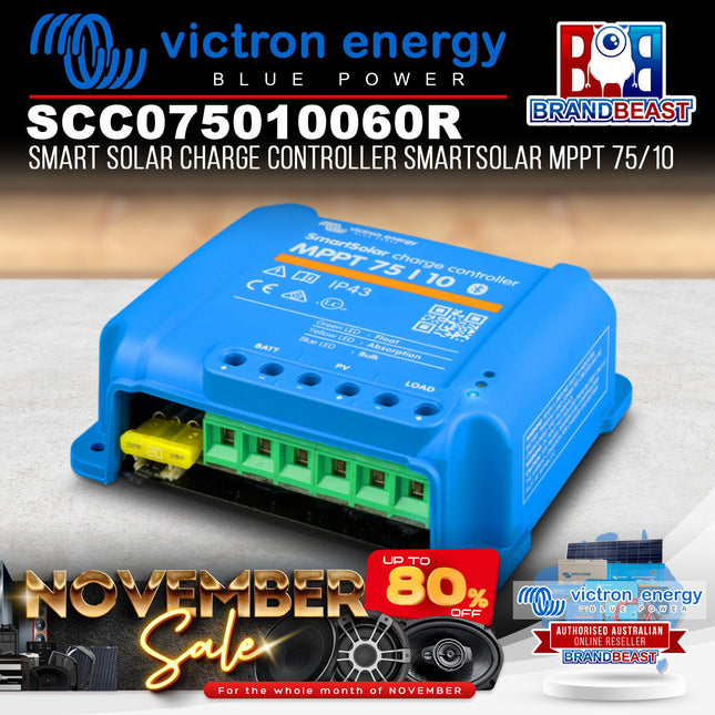 Victron Energy SCC075010060R Smart Solar Charge Controller SmartSolar MPPT 75/10