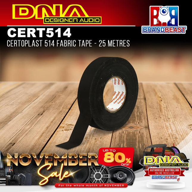 DNA CERT514 Certoplast 514 Fabric Tape 25 Metres