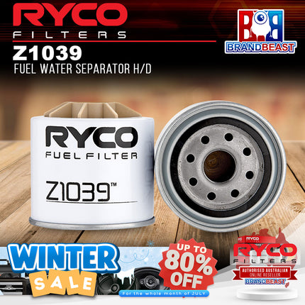 RYCO Z1039 Fuel Water Separator H/D