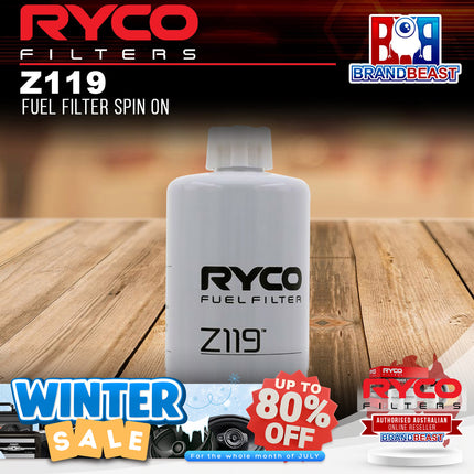 Ryco Z119 Fuel Filter Spin On
