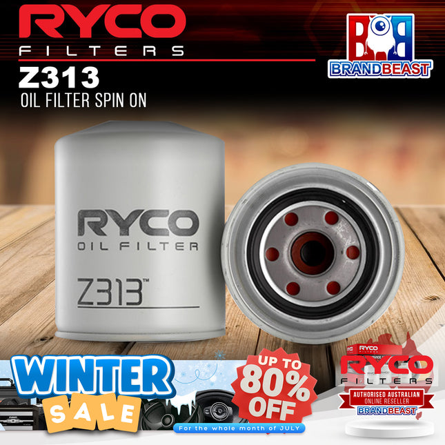 Ryco Z313 Oil Filter Spin On