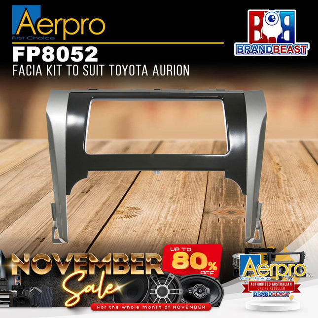 Aerpro FP8052 Double DIN 200mm Facia Kit Suit Toyota Aurion 2012 - 2014