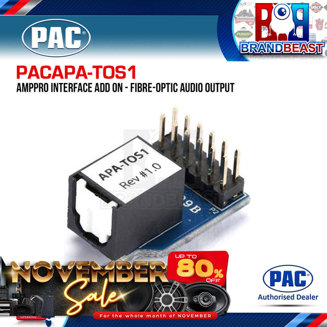 PAC PACAPA-TOS1 Toslink Fiber-Optic Audio Output