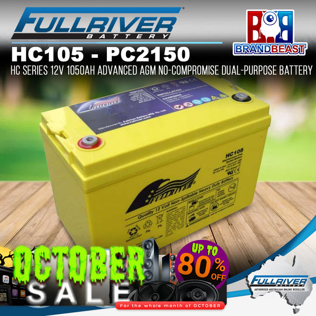 Fullriver HC105 -(PC2150) HC Series 12V 1050Ah Advanced AGM Dual-Purpose Battery